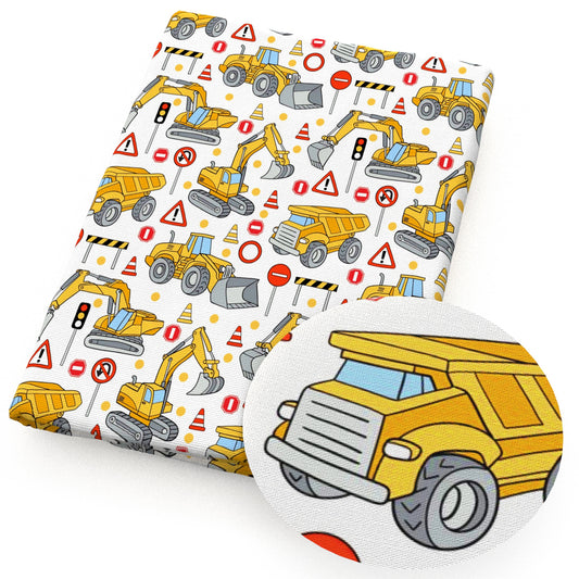 engineering construction vehicles fabric