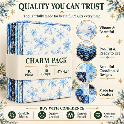 10Pc/Set Christmas Series Fat Quarter Fabric, Pre-Cut Square Fabric Assort, Fabric Set, Craft Fabric, Handmade DIY Patchwork Fabric,Home Quilting Sewing Fabric, Packaging Fabric, Scrapbooking Craft Hobbyist
