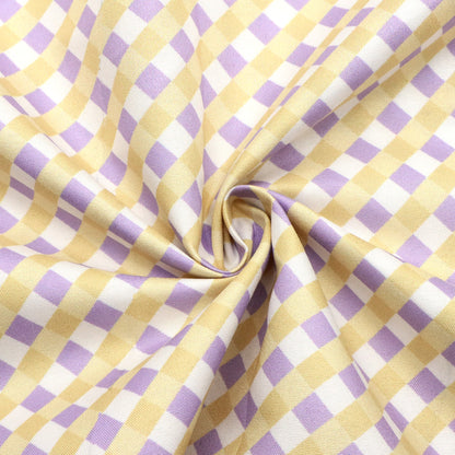 1Pc 59x19.68inch(150x50cm) rhombus plaid 100% Polyester Material fabric, Pre-Cut for DIY Sofa Covers & Handmade Projects