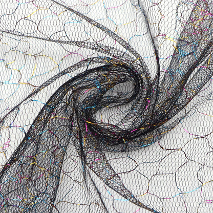 1pcs 19.68*62.99in colored flower patten Mesh Gauze Fabric - 100% Polyester Mesh  Ideal for DIY Bows, Backdrops,  Bags, Sofa Covers, Curtains, and Crafts, Hand Wash Only, Sewing Supplies for Crafting