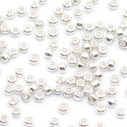 10g/pack 13/0 Ginkgo Miyuki Seed Beads Plain Solid Color Loose Spacer Acrylic Beads with Hole for Jewelry Making DIY Bracelet Necklace Chain Earrings Charm Bangle Decors Craft Accessories