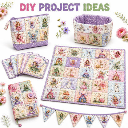 10pcs Charm Pack Set Rabbit Bird Vintage Style Pattern Handmade DIY with Rich Color and Texture Elements 100% Polyester Patchwork in 10 Design Styles Suitable for Patchwork DIY Craft Projects DIY Wallet Making Gift Giving Bag Making Mother's Day Gift