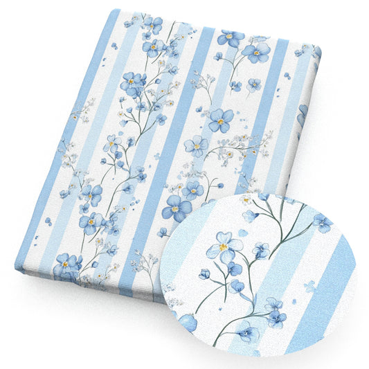 flowerfloral stripe fabric