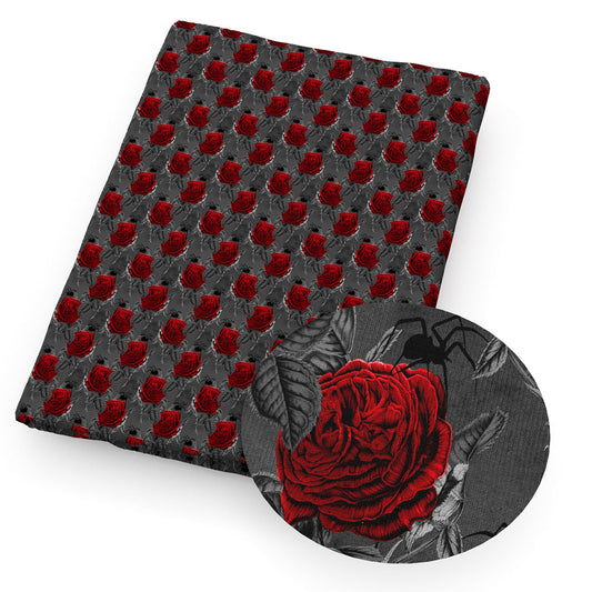 flowerfloral halloween spiderspider web fabric