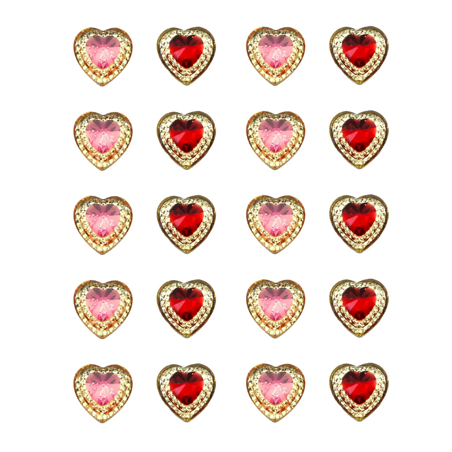 25Pcs Love Heart Shaped Acrylic Charms Transparent Resin,3D Flatback Resin Cabochons for DIY Jewelry, Earrings, Bracelets, Keychains, Festive Decor, Homemade Gifts, Phone Cases, Water Bottles, Hair Accessories - Crafting Accessories
