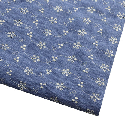 1pc Floral Print Polyester Fabric, 51.18x19.68 inch Precut, Perfect for Party Decorations, and Craft Projects, Hair Ties, DIY Quilting & Sewing, Patchwork, Backdrop Fabric, Diy Bag Wallet Making