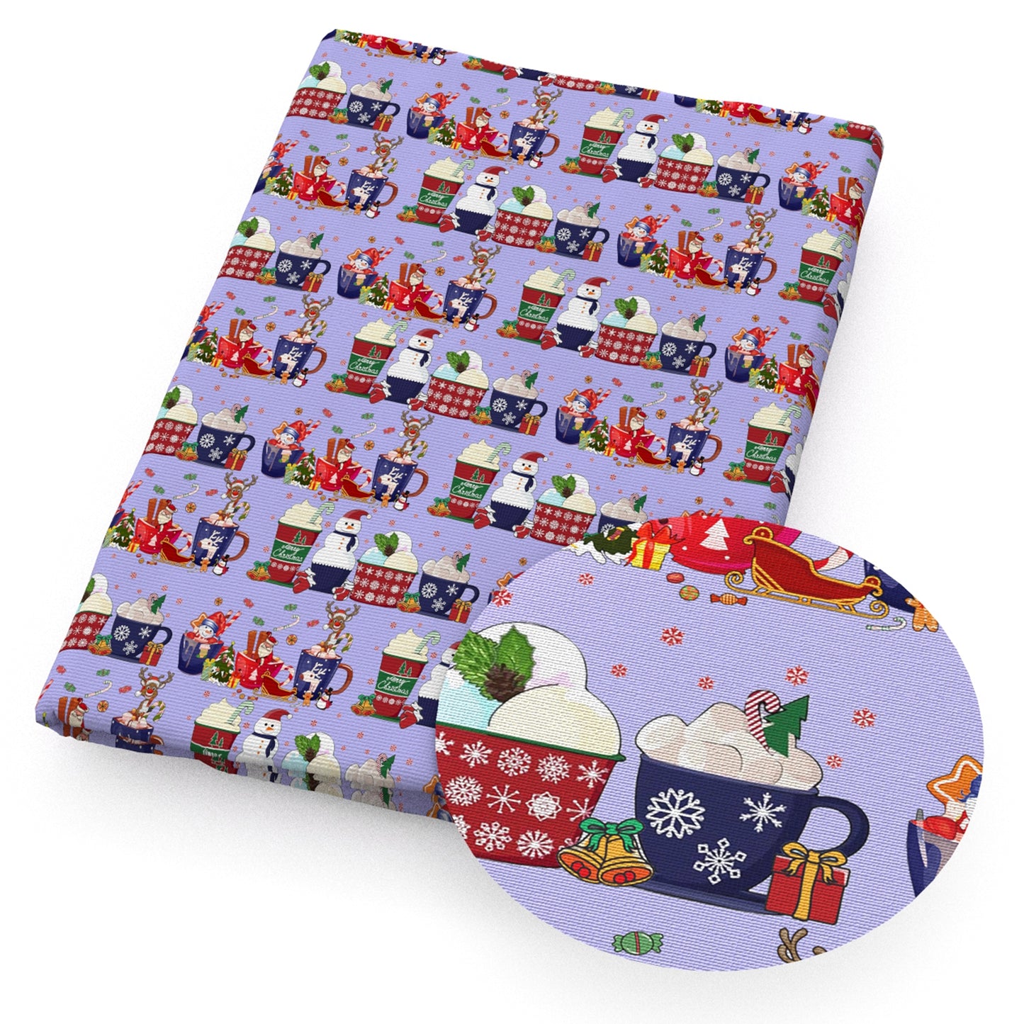 christmas day snowman fabric