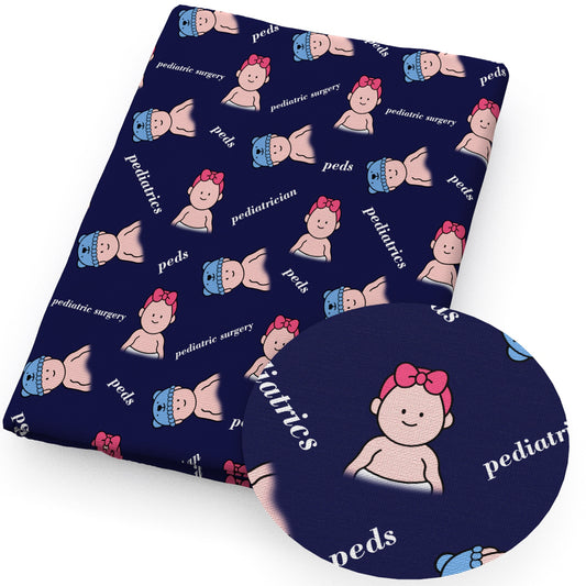 medical design theme fabric