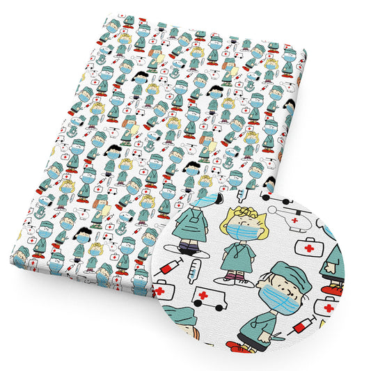 medical design theme fabric