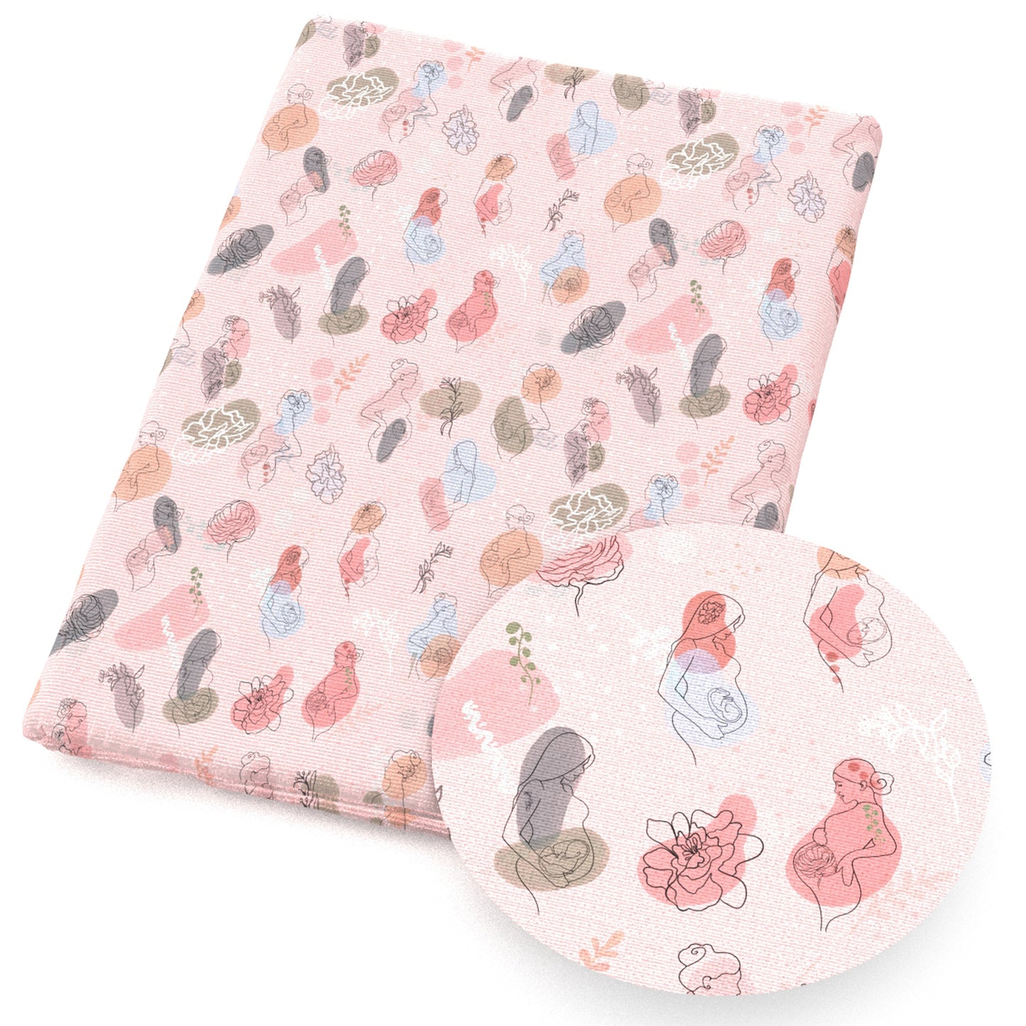 flowerfloral mother mommommy pink series fabric