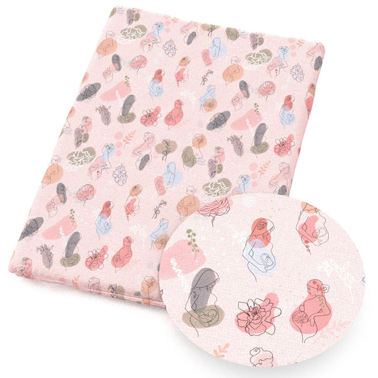 flowerfloral mother mommommy pink series fabric