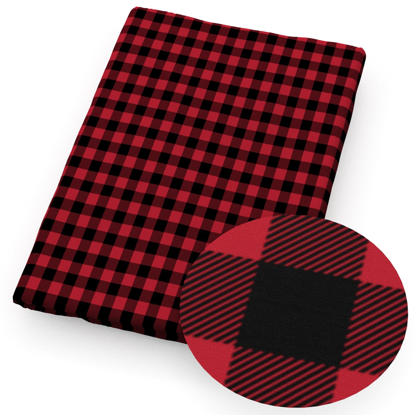 plaid christmas fabric