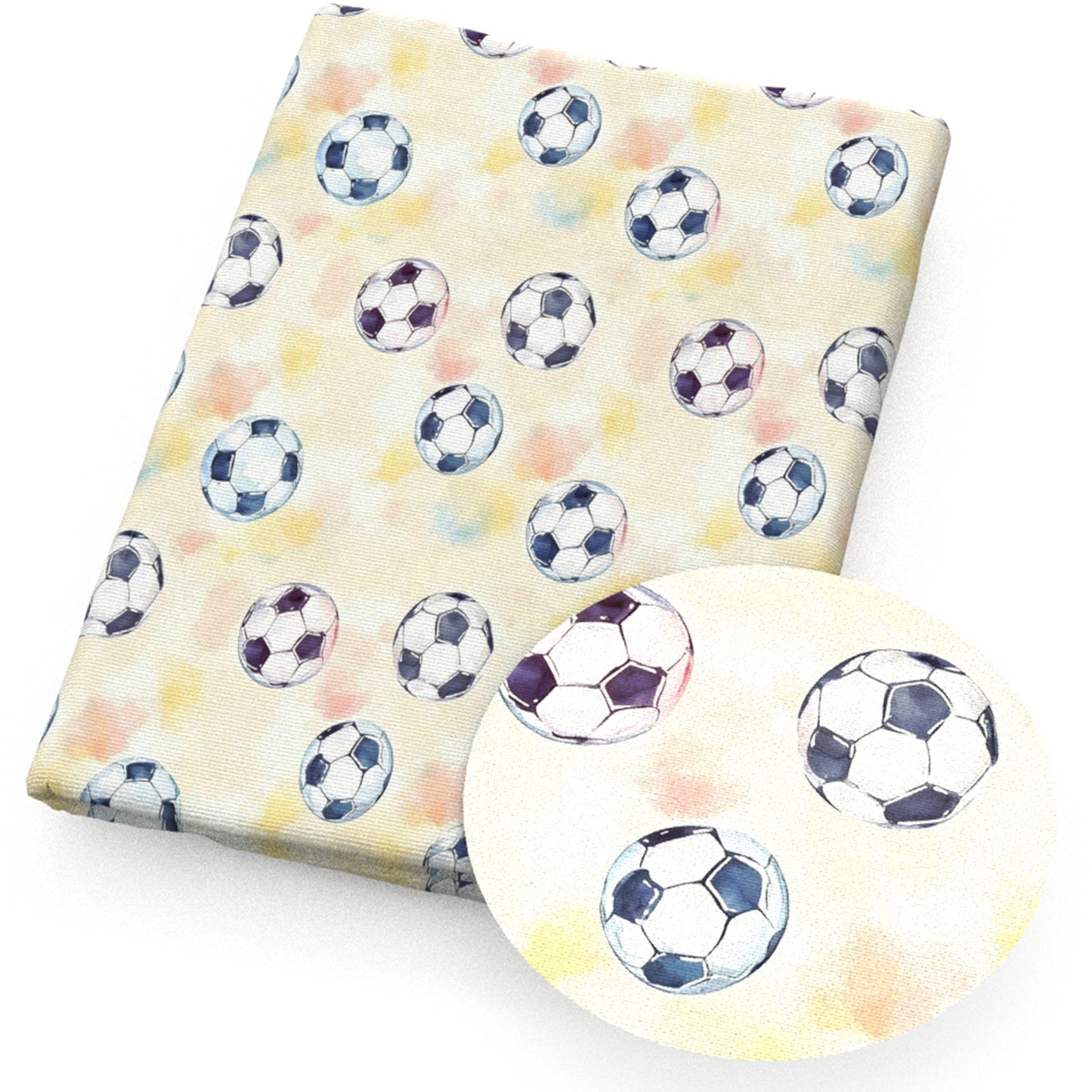 tie dye football soccer fabric