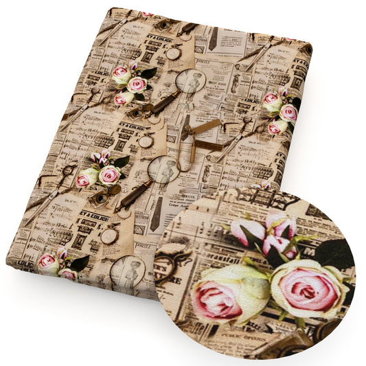 newspaper obsolescence magnifier fabric