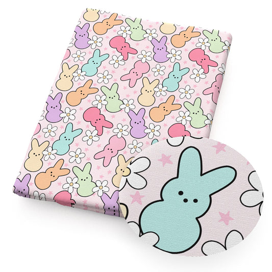 rabbit bunny flowerfloral easter bunny fabric