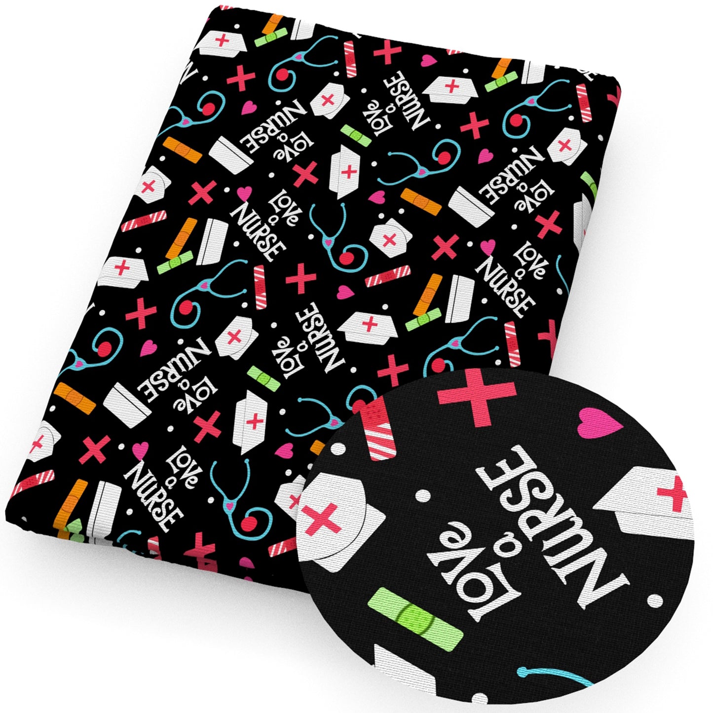 medical design theme fabric