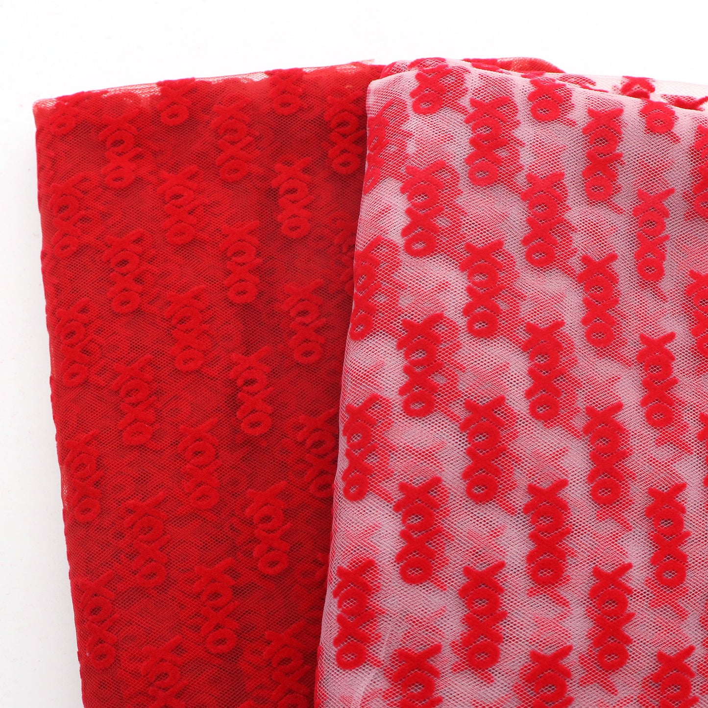 velvet Valentine's Day fabric