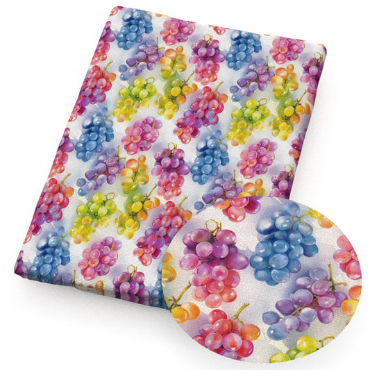 grape rainbow color fabric