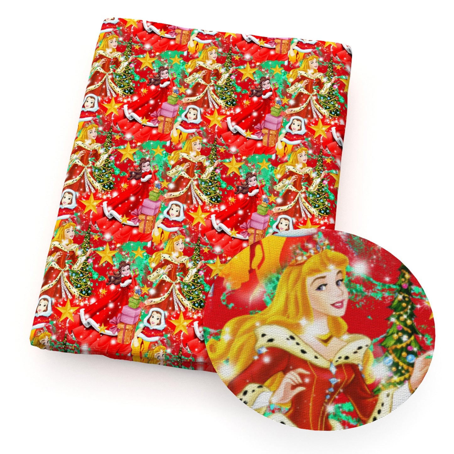 aurorasleeping beauty christmas day fabric