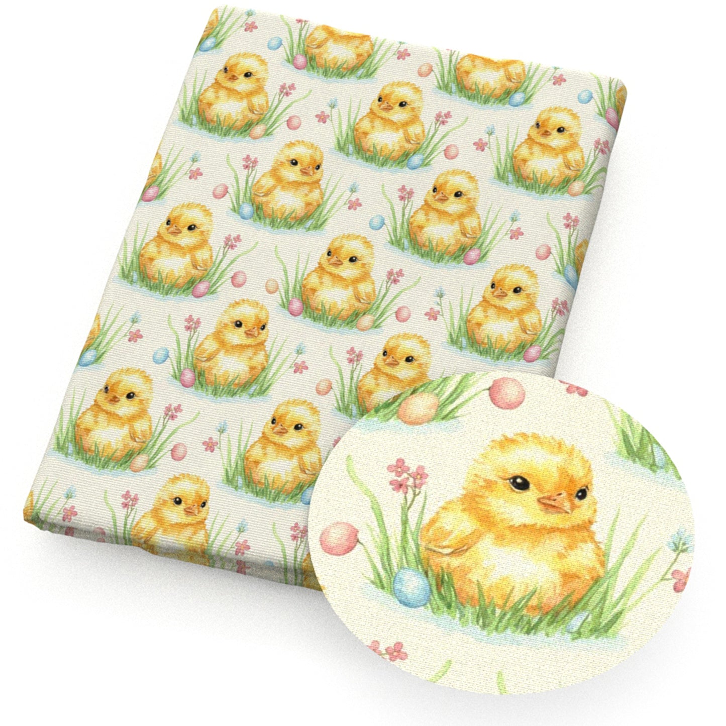 turkey chicken eggs fabric