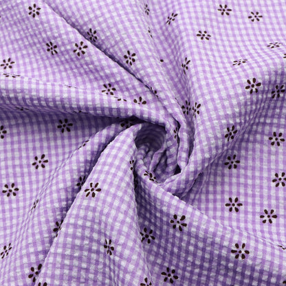 1Pc flower plaid Fabric - 59x19.68inch(150x50cm) Pre-cut Fabric,Perfect for DIY Sewing,Bags,Party Decor, Tablecloths, Gift Wrapping,Cushions & Furniture Covers