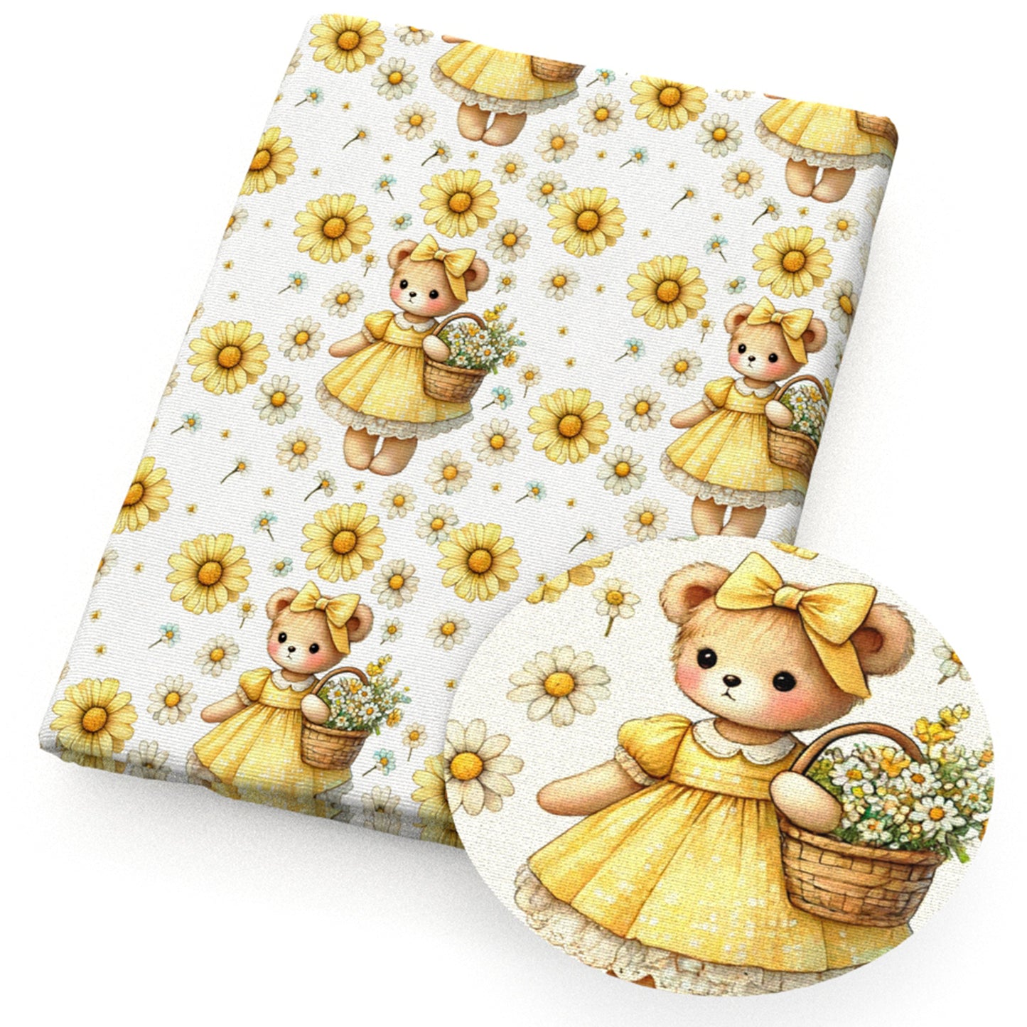 flowerfloral daisy fabric
