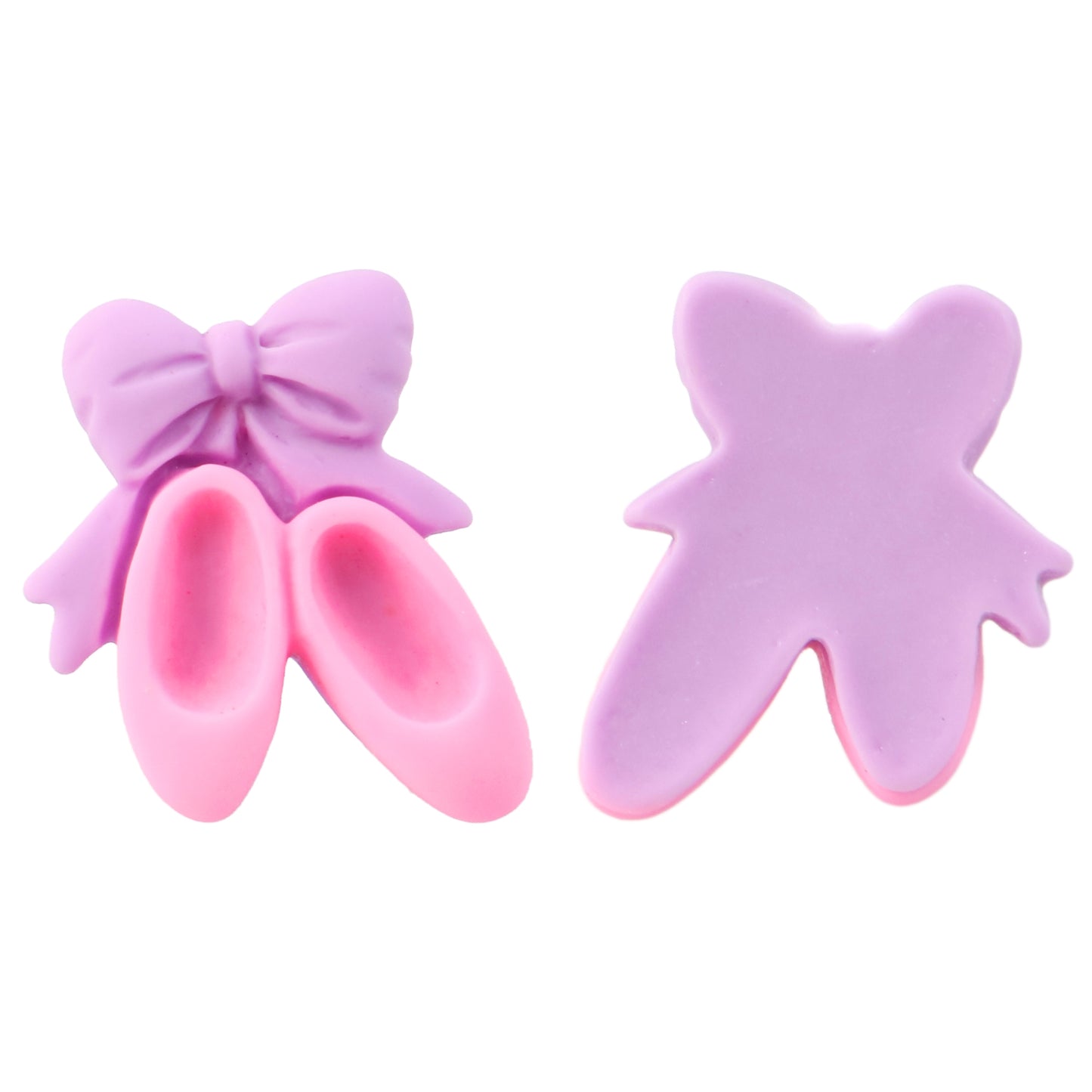 5pcs ballet Shoe Cabochons Charms, Acrylic Resin Charms for DIY Crafts, Jewelry Making, Keychains, Phone Cases, and Fridge Magnets - Colorful Decorative Beads