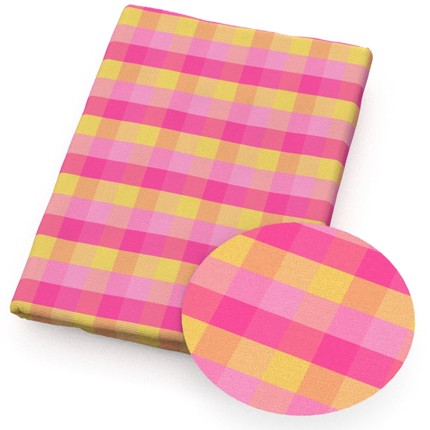 plaid grid gingham tartan buffalo plaid pink series fabric