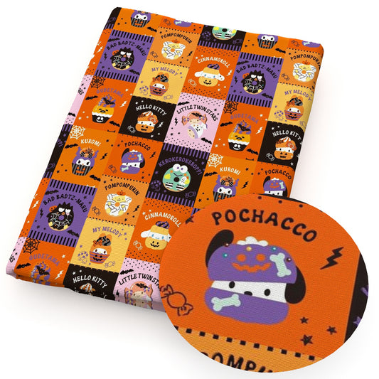 plaid cartoon fabric