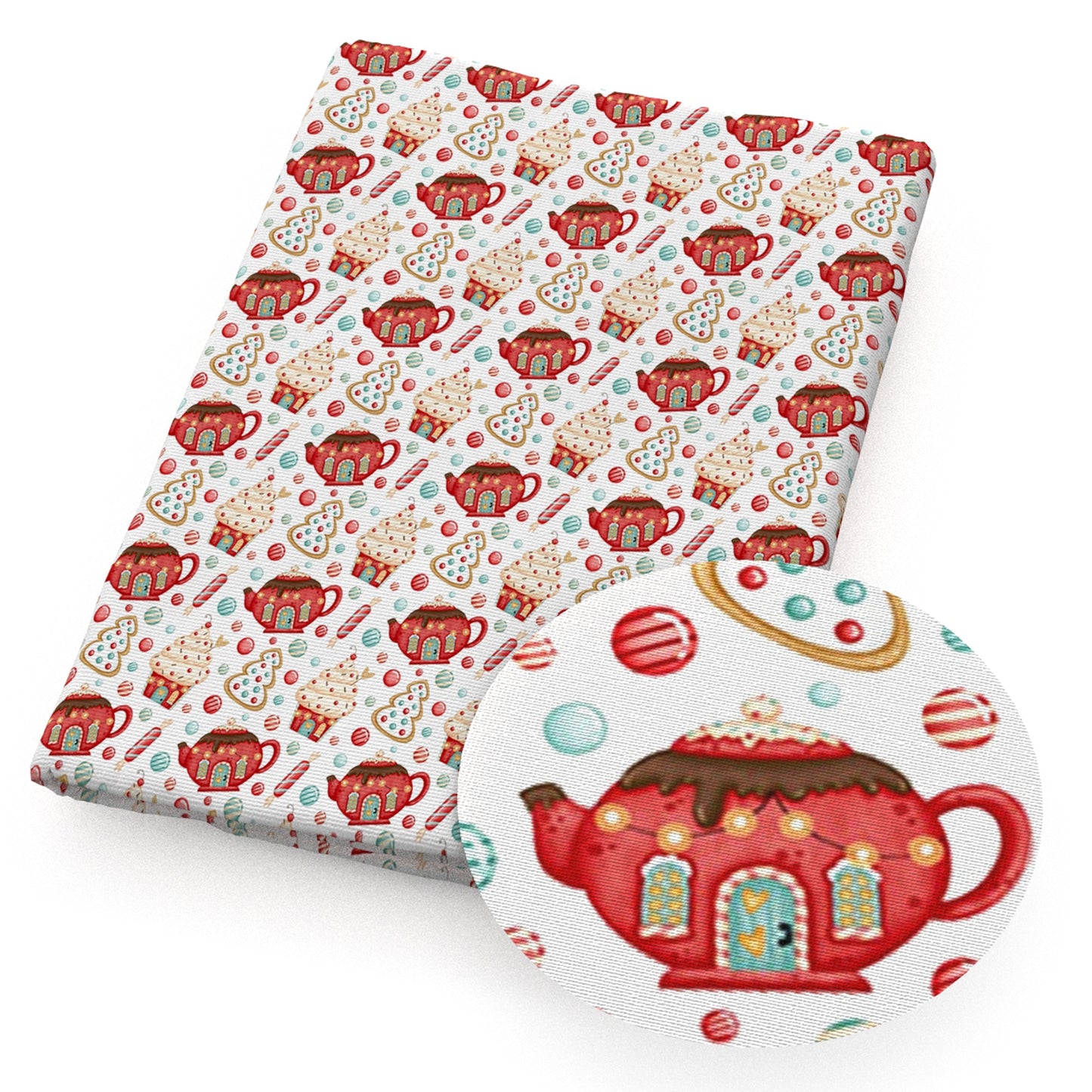 christmas tree cake cupcake ice creampopsicle candysweety fabric