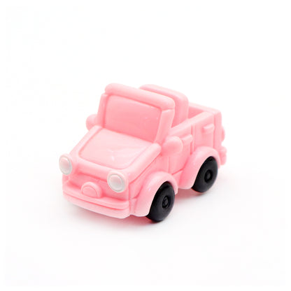 1Pc Miniature Car Statue - Mini Truck Bus Sculpture for Moss Micro Landscape, Resin DIY Landscaping Ornament, Outdoor Decor for Garden, Patio, or Yard