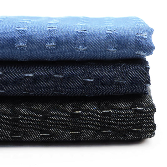 1Pc solid Pre-Washed ripped hole Denim Fabric - 59x19.68inch(150x50cm)  DIY Crafts Projects, DIY Wallet Making