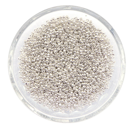 10g/pack 13/0 Ginkgo Miyuki Seed Beads Plain Solid Color Loose Spacer Acrylic Beads with Hole for Jewelry Making DIY Bracelet Necklace Chain Earrings Charm Bangle Decors Craft Accessories