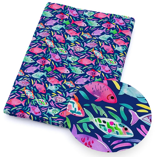 fish color series fabric