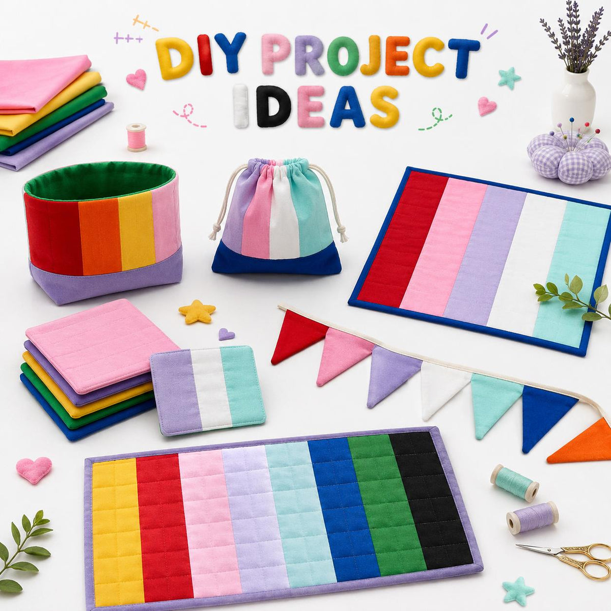 10pcs/Set, Making 10 Images 1pc Each, Each Size: 2.48*19.69inch Plain Solid Pattern Sliced Fabric Set Style Combination, Polyester Jelly Roll Fabric Strips, Pre-Cut Quilting Squares, for Quilting DIY, Handicrafts And Sewing, Blankets, Rugs