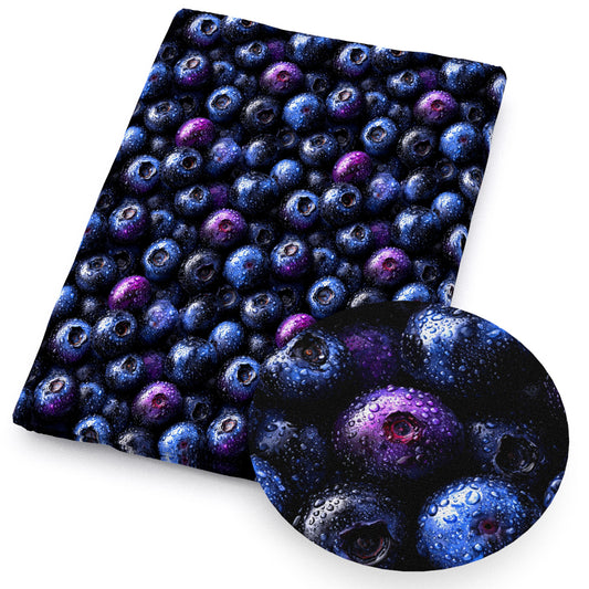 blueberry fruit fabric