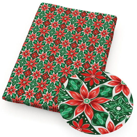 christmas day flowerfloral fabric