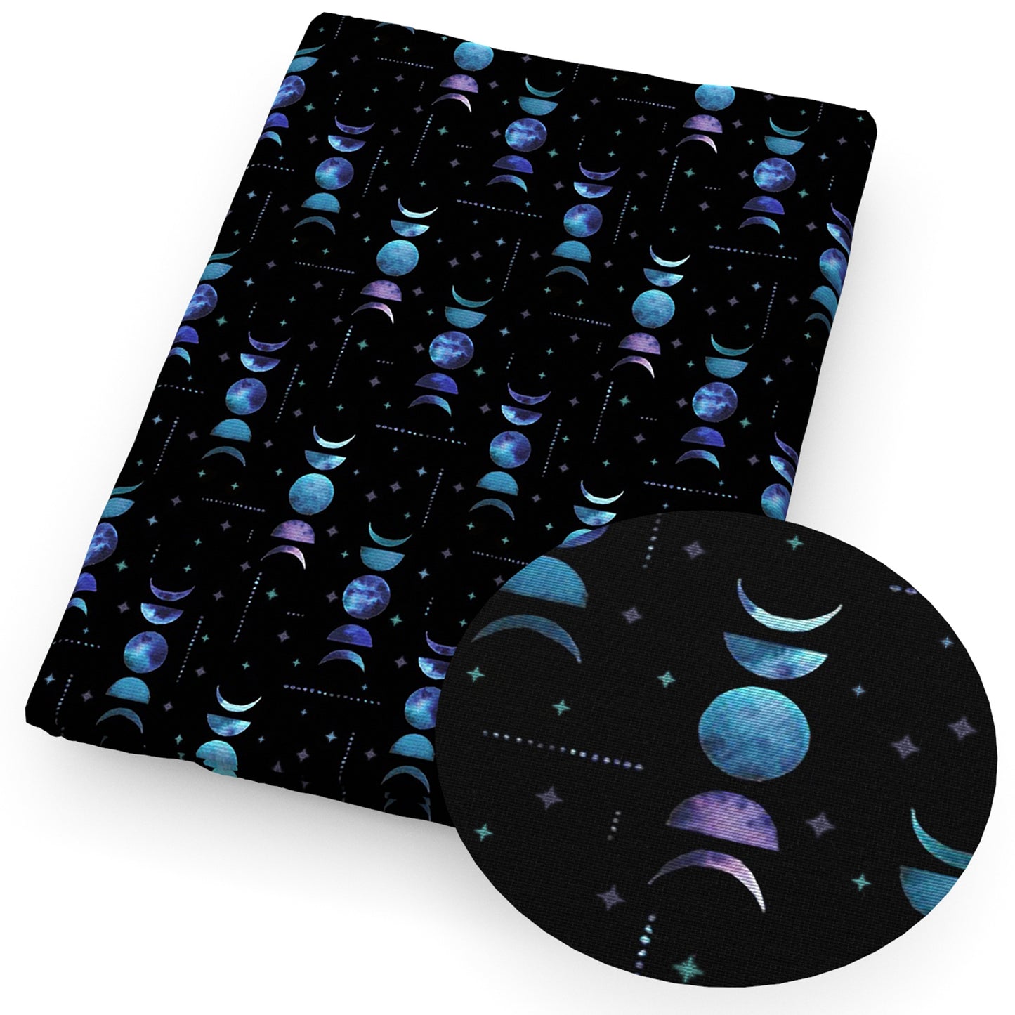 moon star starfish fabric