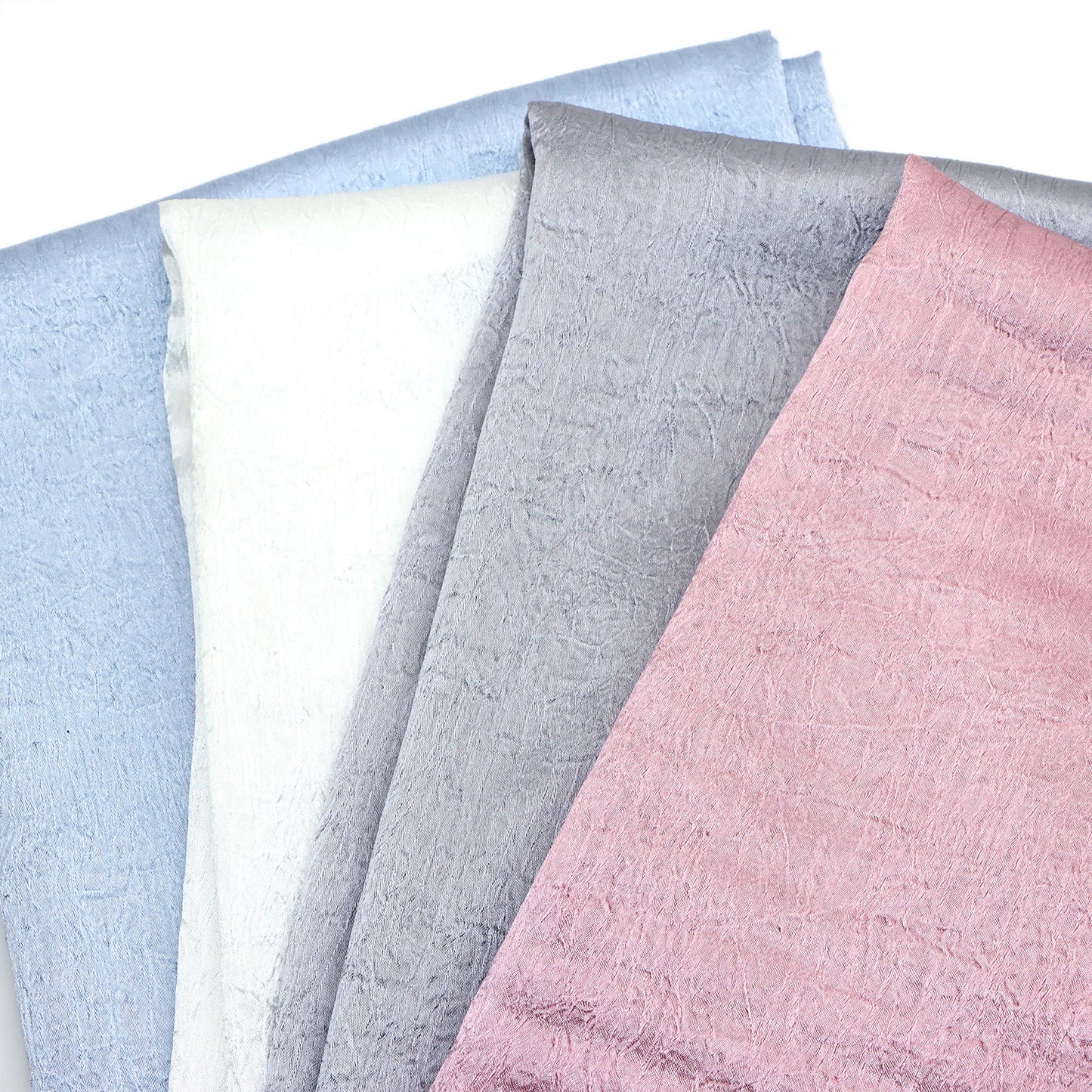 1pc Shimmer Plain Solid Color Satin Fabric,59x19.68inch Pre-cut 100% Polyester Fabric,Hand Wash Only,Wrinkles Textured,Perfect for Wedding Decor, Crafts, Sewing, Drapes & Home Decor - DIY Special Occasions Fabric