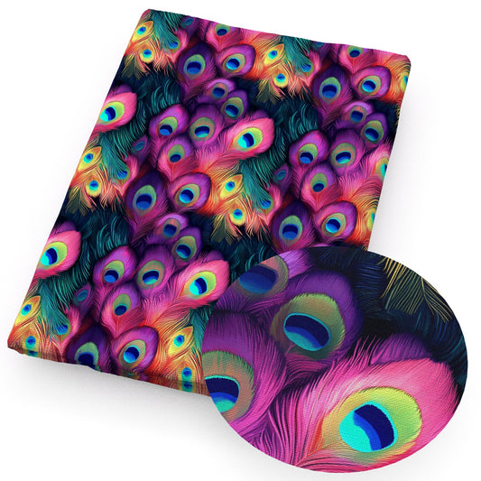 peacock pattern fabric
