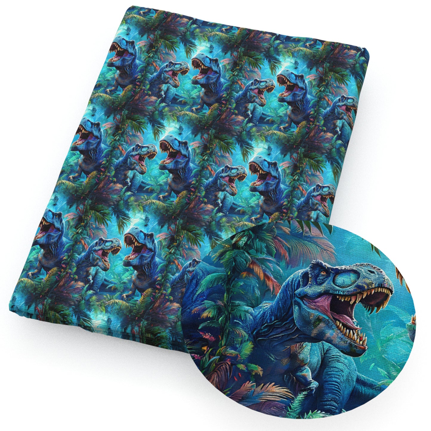dinosaurs dino leaf leaves tree fabric