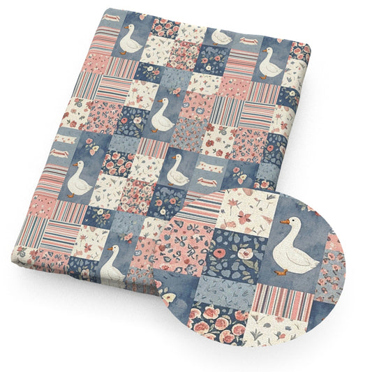 flowerfloral plaid grid stripe duck fabric