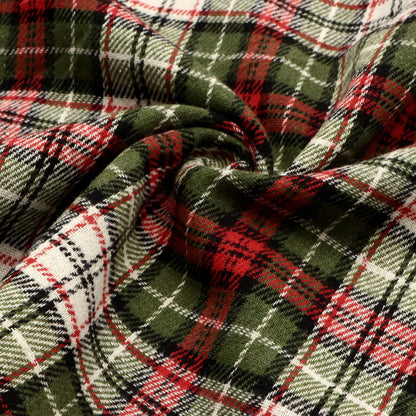 1Pc Plaid Stripe Fabric - 57x19.68Inch(145x50cm) Charm Yarn-Dyed Checked Cloth Quilting Fabric Scraps For DIY Crafting