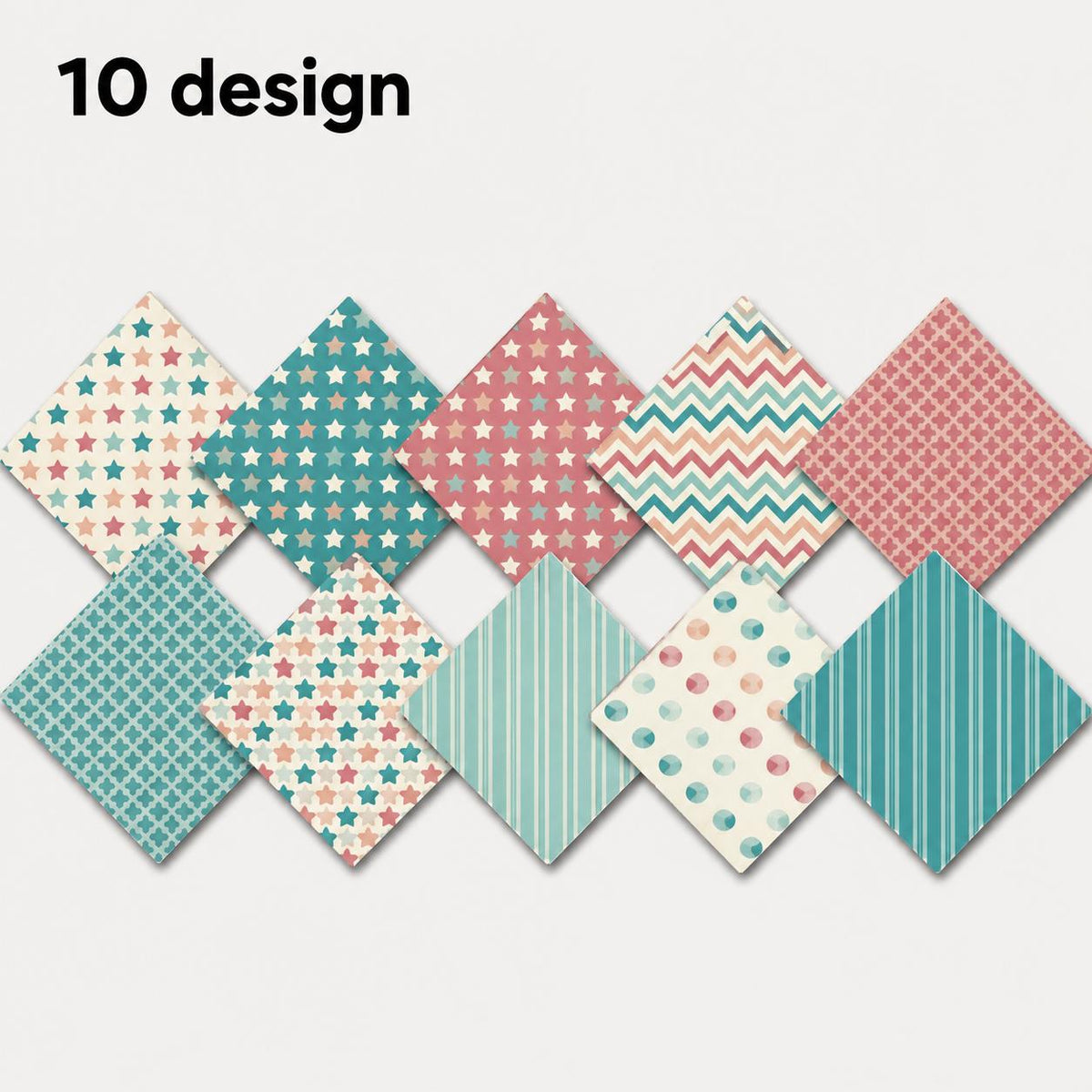10Pc/Set Star Stripe Series Fat Quarter Fabric, Pre-Cut Square Fabric Assort, Fabric Set, Craft Fabric, Handmade DIY Patchwork Fabric,Home Quilting Sewing Fabric, Packaging Fabric, Scrapbooking Craft Hobbyist