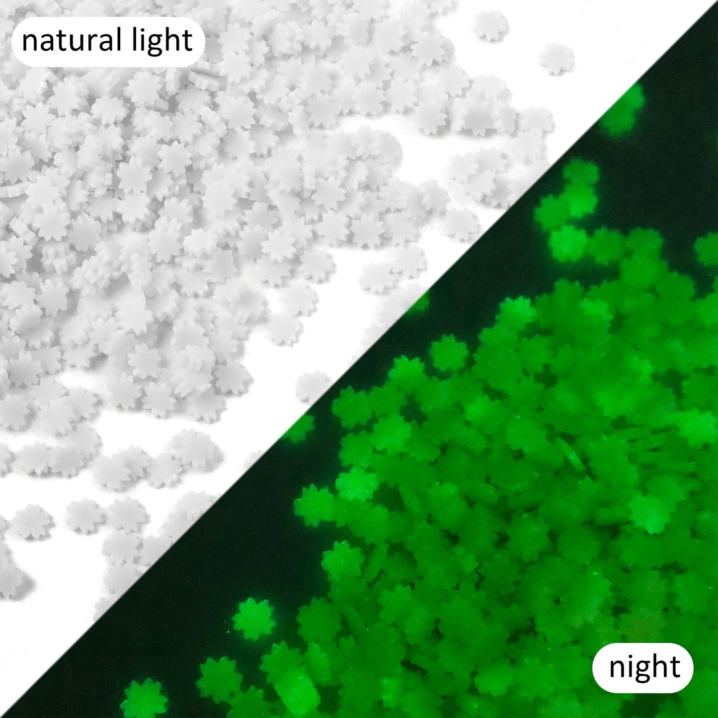 10g/pack Glow in the Dark Festive Nail Art Polymer Clay Slices - Blossom Flower Rabbit Bunny Shaped,Unscented - Slime Charms for Resin, Lip Gloss DIY, Nail Art & Crafts,Easter Decorations