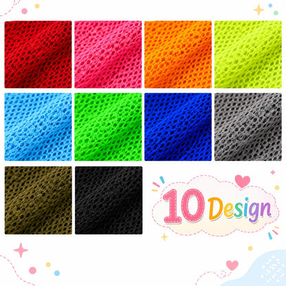10pcs Vintage Plain Solid Pattern Jelly Roll Fabric Strips 2.5X19.7inch Pre-cut 100% Polyester for Patchwork Quilts, Table Runners, Placemats, Tote Bags, Storage Pouches, Makeup Bags, Coasters, Quilt Blocks & Binding Multi-color