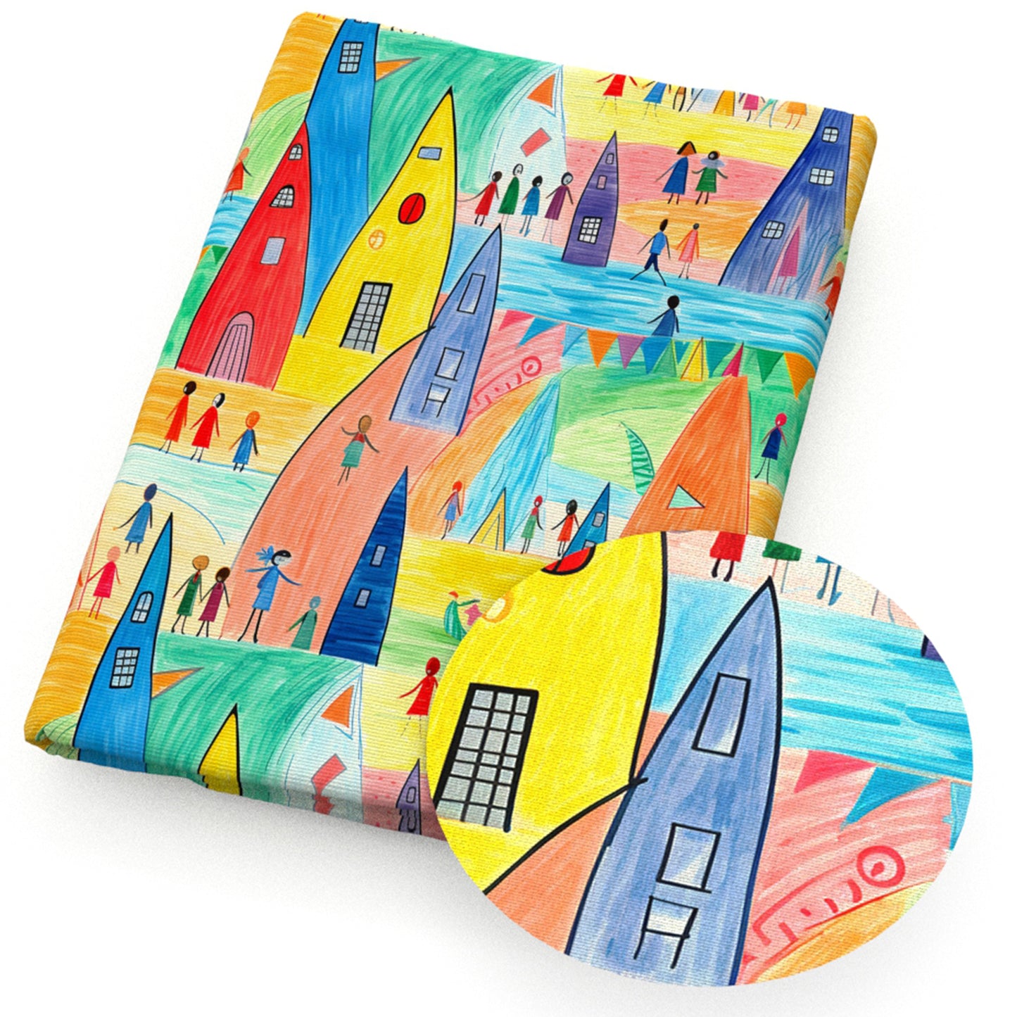 house childrenkidschild paint splatter fabric