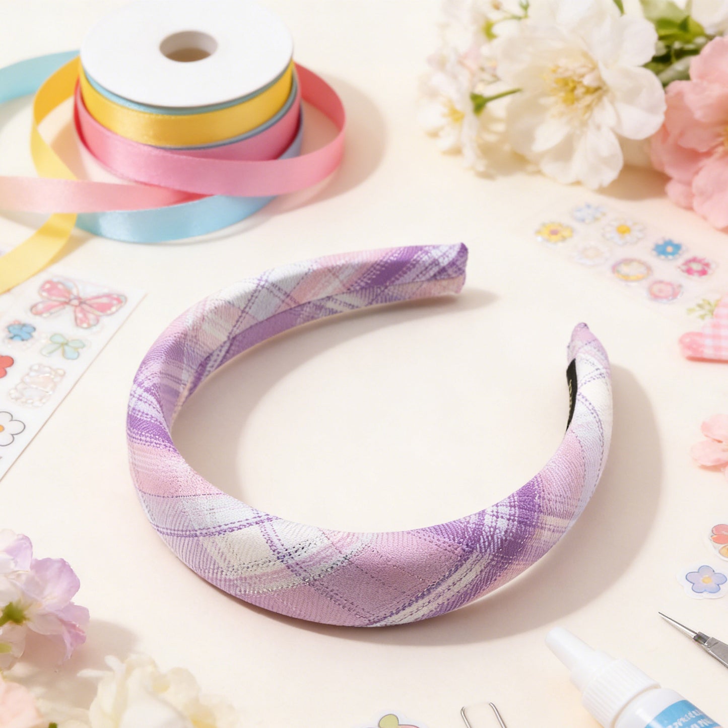 Plaid Headbands
