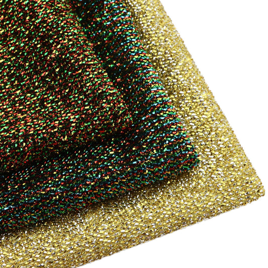 1Pc Vibrant Tinsel Onion Fabric,Pre-cut 59x19.68inch,100% Polyester,Mixed Colors,Perfect for DIY Stage, Dance, Party Decorations & Craft Projects, Hand Wash Only, Vibrant Multicolor Design, Decorative Tinsel Fabric | Colorful Tinsel Fabric