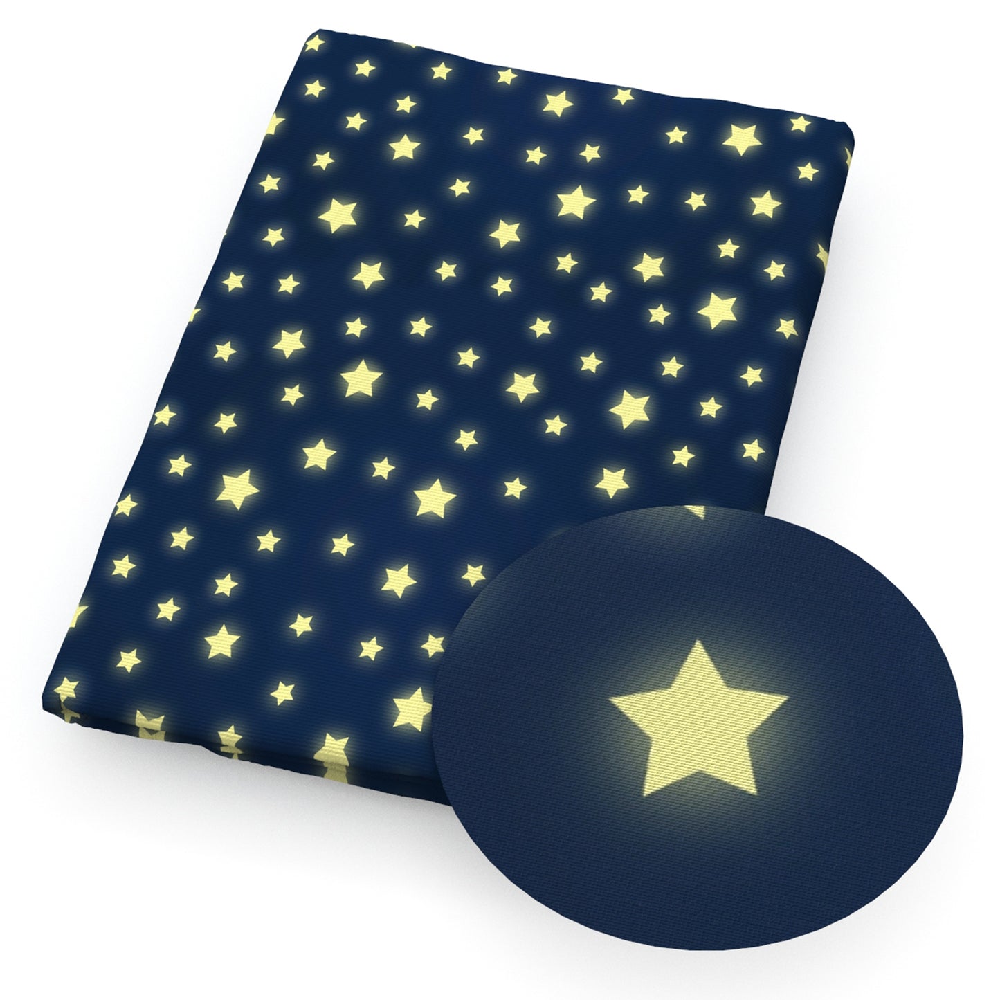 star starfish navy blue fabric